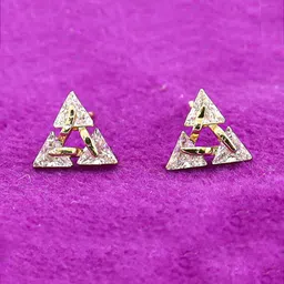 Krelin Triangular Studs Earrings-image-38
