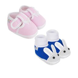NESKA MODA Pink Cotton Booties-image-63