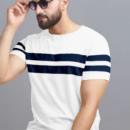 THE BEETEL HOUSE Men Colourblocked Pockets T-shirt-image-48