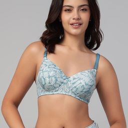 Clovia Women Geometric Full Coverage Lightly Padded Bra-image-42