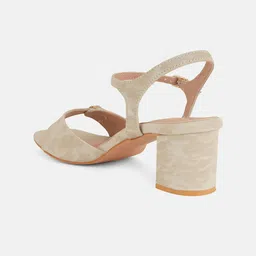 Mast & Harbour Printed PU Party Block Sandals image 4