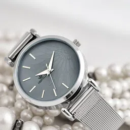 CRESTELLO Women Stainless Steel Wrap Around Straps Analogue Watch CR-CK358-GREY-CH-picture-37