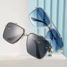 Dervin Unisex Square Sunglasses with UV Protected Lens-5