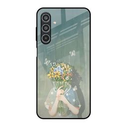 QRIOH Women Floral Printed Samsung Galaxy M35 5G Back Case-image-85