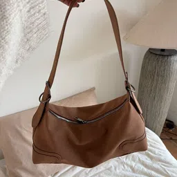 DressBerry PU Oversized Structured Shoulder Bag with Quilted-6