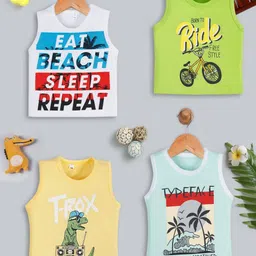 BAESD Boys 4 Printed Pockets T-shirt-image-7