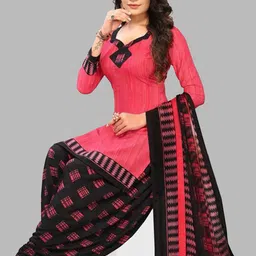 SIMPLYETHNIC Geometric Printed Unstitched Dress Material-picture-14