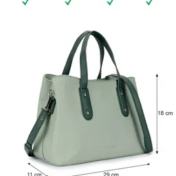 Fastrack Textured Structured Satchel Bag image 3