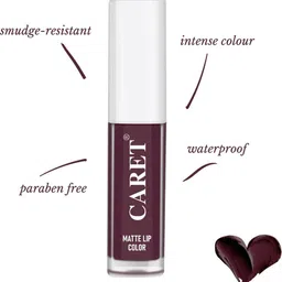 CARET ORGANIC Set Of 3 Super-Pigmented Liquid Matte Lipsticks - 2 ml Each - Shade1-7-4 image 4
