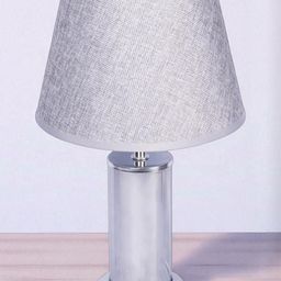 AARVI DECOR STUDIO Grey Metal Frusturical Shaped Table Lamp-image-65