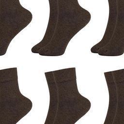 MUKHAKSH Unisex Brown Socks-image-59