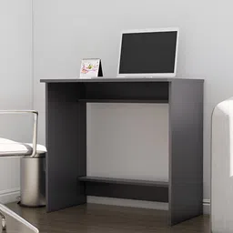 HEXA RED Grey Engineered Wood Study Table For Work From Home Students & Computer Table image 3
