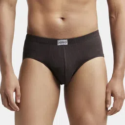 Jockey Ultra Soft Concealed Waistband Mid Rise Basic Brief - 8035-0105-BROWN_XL-picture-21