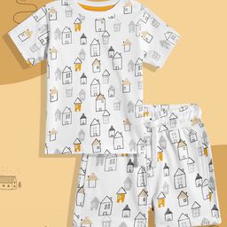 mothercare Infants Conversational Printed Pure Cotton Clothing Set-picture-20
