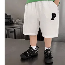 LULU & SKY Boys High-Rise Pure Cotton Shorts-image-86