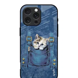 QRIOH Quirky Printed iPhone 16 Pro Max Back Case Mobile Accessories-57