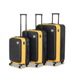 Urban Jungle Hold-All Set Of 3 Hard-Sided Trolley Suitcase-image-31