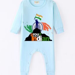 BLUSHES Infants Independence Day Theme Printed Pure Cotton Romper-image-78