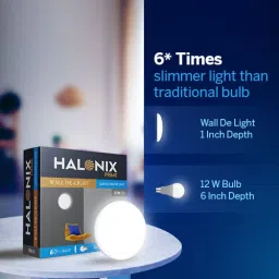halonix 12W Round Wall De-Light Slim Surface downlighter Easy Push fit Installation Ceiling Light Ceiling Lamp image 2