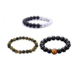 Divine souvenirs Unisex Set Of 3 Artificial Beaded Elasticated Bracelets-picture-57