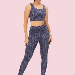 Enamor Printed Ankle Length Sports Tights-picture-29