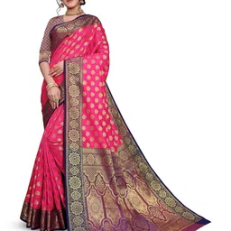 KIMISHA Woven Design Zari Banarasi Saree-picture-37