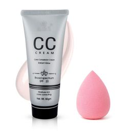A.D.S Color Complexion Instant Glow CC Cream & Sponge Beauty Blender Puff, 60gm Shade-01 image 1