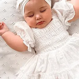 LULU & SKY Infants Self-Design Smocked Bodysuit-image-37