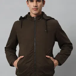 AR-FIT Men Cotton Water Resistant Open Front Jacket-image-75