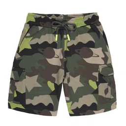 PLUM TREE Boys Camouflage Printed Shorts-image-27