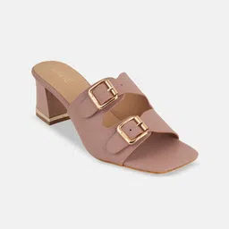 Lavie Party Block Sandals with Buckles-34