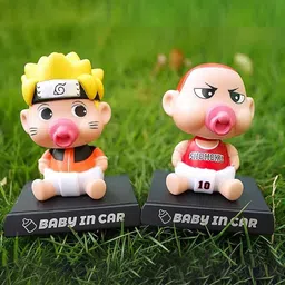 AUGEN Yellow & Pink Naruto Baby Figure Bobblehead-24