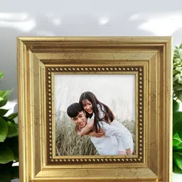 Art Street Gold-Toned 1 Pieces MDF Table Photo Frames-image-68