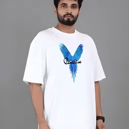 Streetsutra Graphic Printed Drop-Shoulder Sleeves Cotton Oversized T-shirt-picture-28