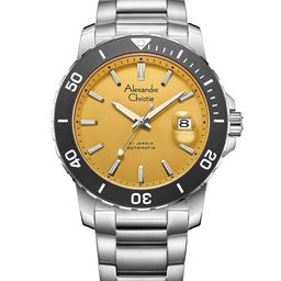 Alexandre Christie Eterna Men Dial & Stainless Steel Straps Automatic Watch 6141MABSSYL-image-78