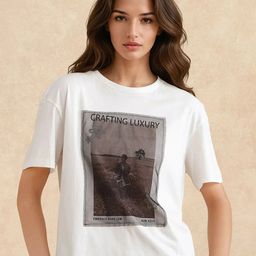 RAREISM Women Graphic Printed Round Neck Cotton Relaxed Fit T-shirt-image-57