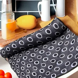 Aura Black Set of 1 Water Resistant Shelf Liner Organisers-30