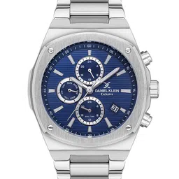 Daniel Klein Exclusive Men Textured Dial Analogue Chronograph Watch DKX.1.13413-3-image-16