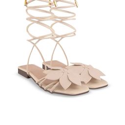 Stylestry Girls Gladiators with Tassels Flats-17