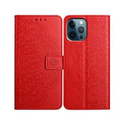 PEEPERLY Abstract Printed iPhone 15 Pro Flip Case Mobile Accessories-50