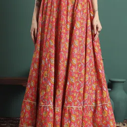 NYPA Printed Flared Maxi Skirts-picture-3