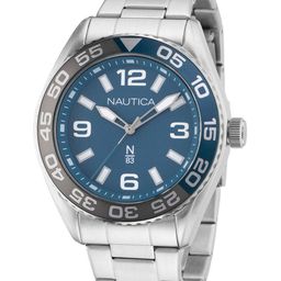 Nautica Men Printed Dial & Stainless Steel Bracelet Style Straps Analogue Watch-NAPFWS307-image-10