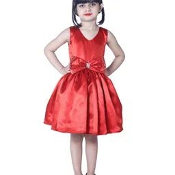 Wish little Girls Satin Fit and Flare Dress-image-97