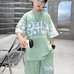 LULU & SKY Boys Printed Top with Capris-image-40