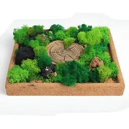 Bioq Brown & Green 1 Piece Forest Wall Art-picture-15