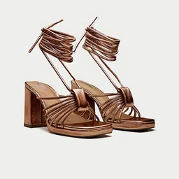 Oroh Women Leather Party Platform Sandals-44