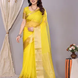 VILLAGIUS Organza Kanjeevaram Designer Saree-picture-28