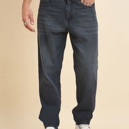 STUDIO NEXX Men Straight Fit Mid-Rise Low Distress Light Fade Jeans-image-83