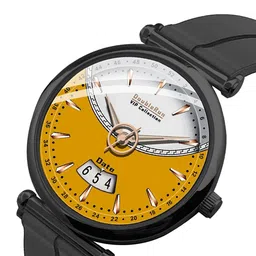 DOUBLERUN Unisex Dial & Textured Straps Analogue Multi Function Watch H05N22056 image 4