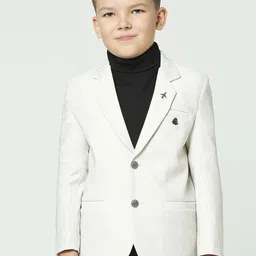 YK Boys Single-Breasted Casual Blazer-42